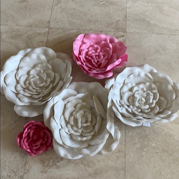 Hobby Lobby Accessories Copy Set Of 5 Hobby Lobby Wall Flowers Poshmark